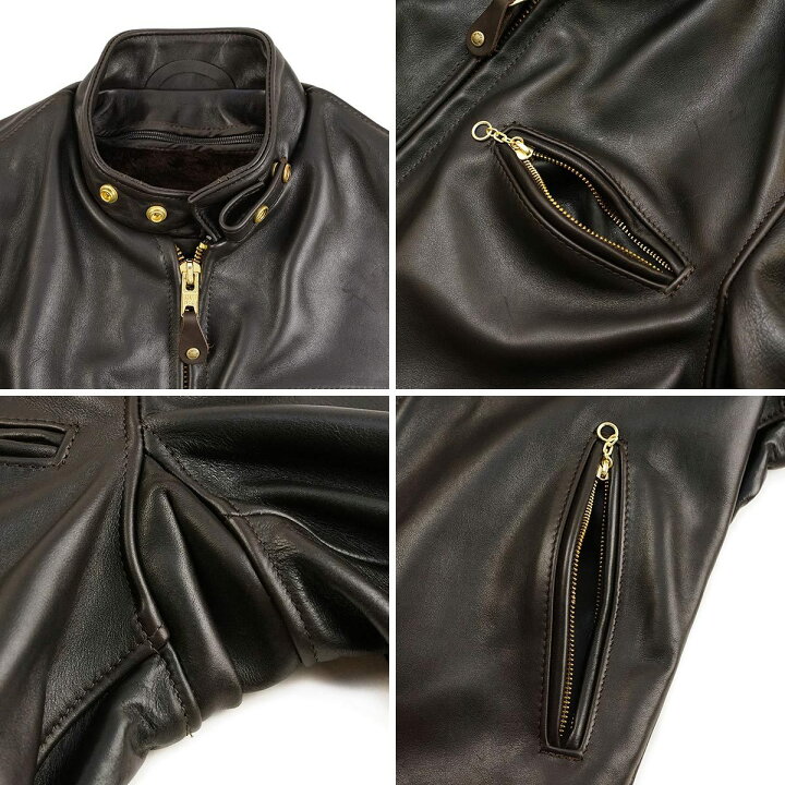 楽天市場】ショット SCHOTT 141 シングルライダース ブラウン BIG SIZE 