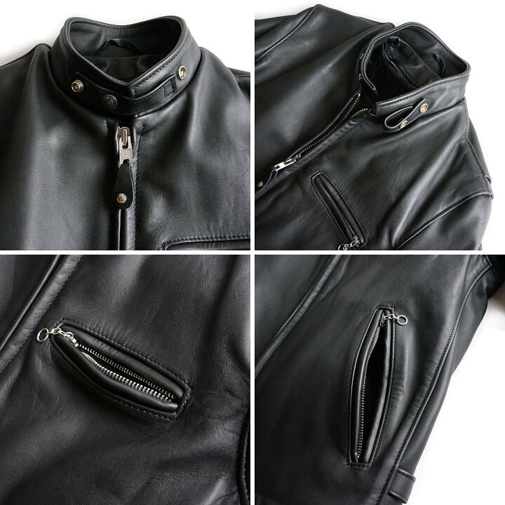 楽天市場】ショット SCHOTT 641 スタンドカラー シングルライダース 