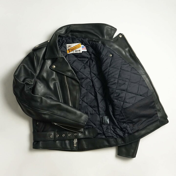 楽天市場】ショット SCHOTT 613 ワンスター ダブルライダース ブラック 