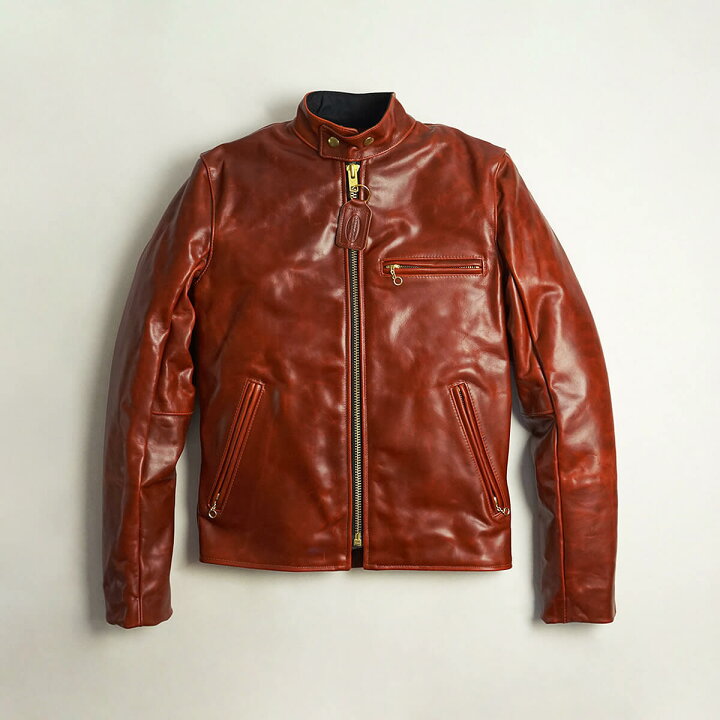 楽天市場】バンソン VANSON MODEL B シングル ライダース オクタゴン 
