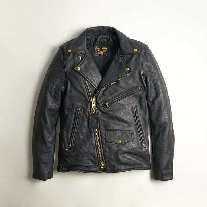 VANSONレザーダブルライダースC2R - シングルライダース