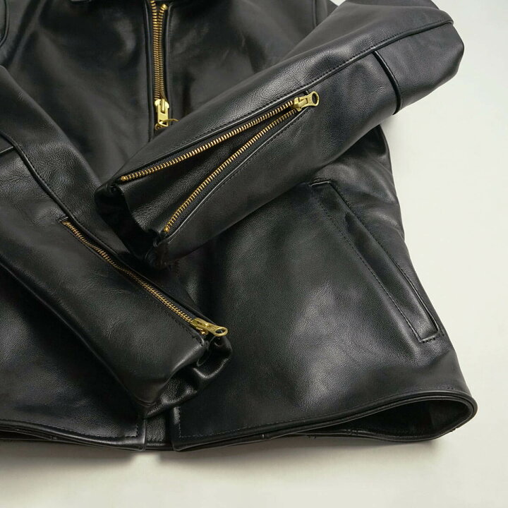 楽天市場】バンソン VANSON ENF シングル ライダース ブラック 