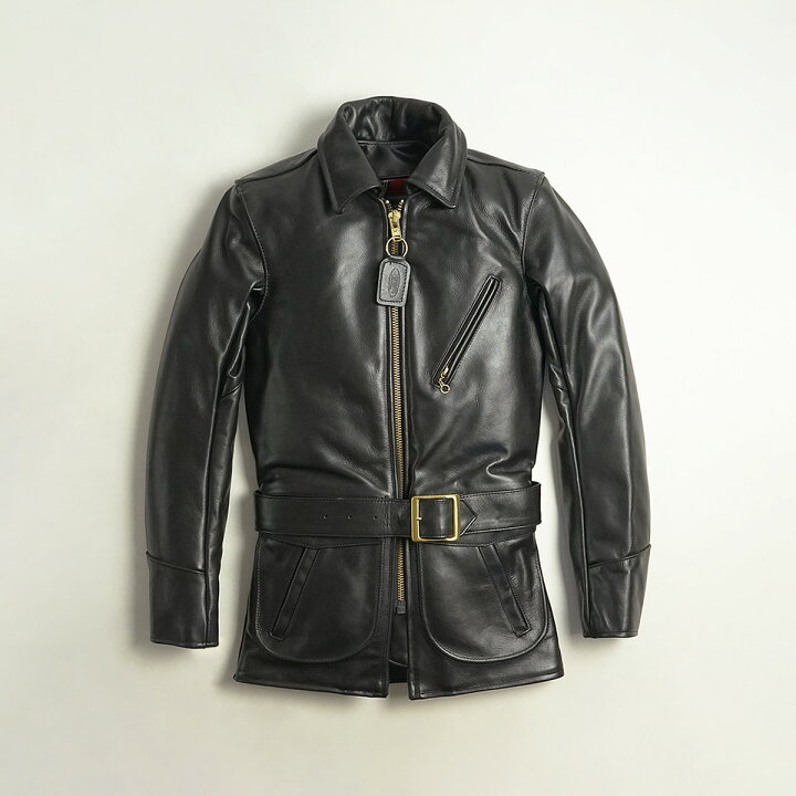 VANSON バンソン J カーコート 黒 36 フリースライニング付き 