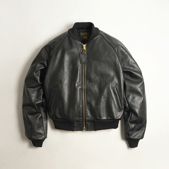 楽天市場】バンソン VANSON TJ チームジャケット ブラック (アメリカ製 