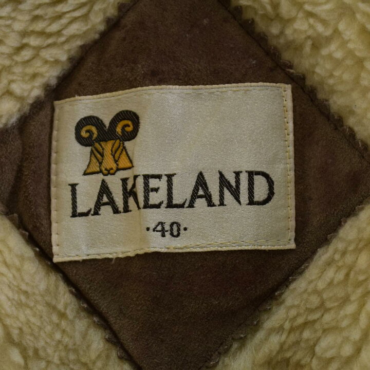 楽天市場】古着 LAKELAND ランチコート スエードボアジャケット 40 