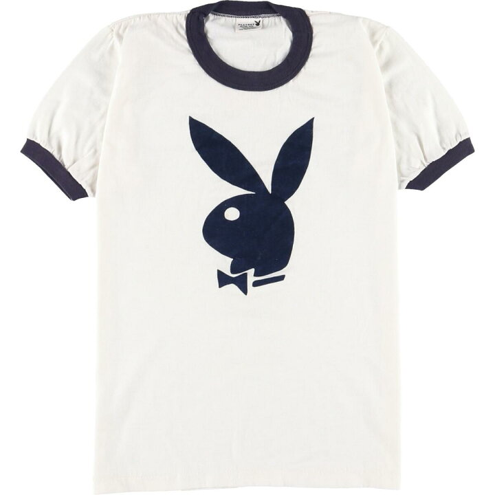 楽天市場】古着 70~80年代 プレイボーイ PLAYBOY リンガーTシャツ USA  