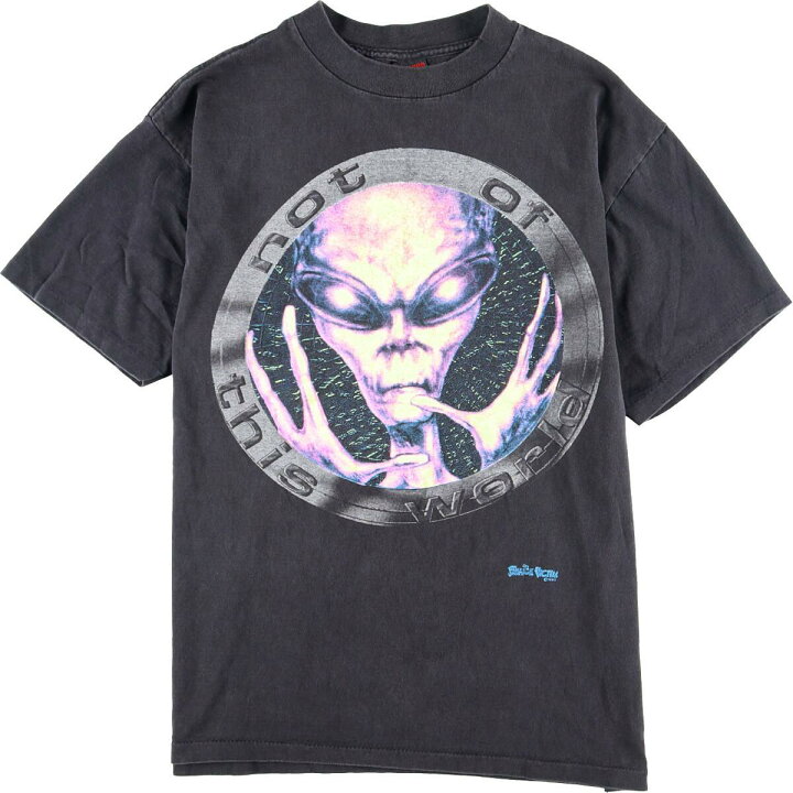 楽天市場】古着 90年代 FASHION VICTIM エイリアン プリントTシャツ 