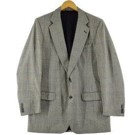 古着 バーバリー Burberry's チェック柄 ウールテーラードジャケット メンズL /eaa205277 【211202】【HNY22】【SS2203】【SS2206】【FS2207】【SS2209】 【SS2403】