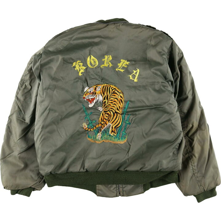 楽天市場】古着 コリジャン KOREA 韓国 龍柄 ドラゴン柄 MA-1タイプ 