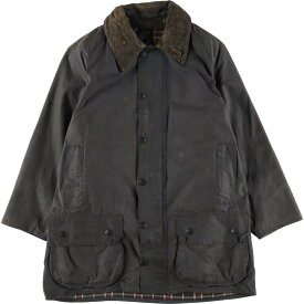 古着 90'S バブアー Barbour BEAUFORT ビューフォート 旧3ワラント バッジ付き オイルド ハンティングジャケット 英国製 C40 メンズM ヴィンテージ /eaa209107 【中古】 【230318】 【SS2403】