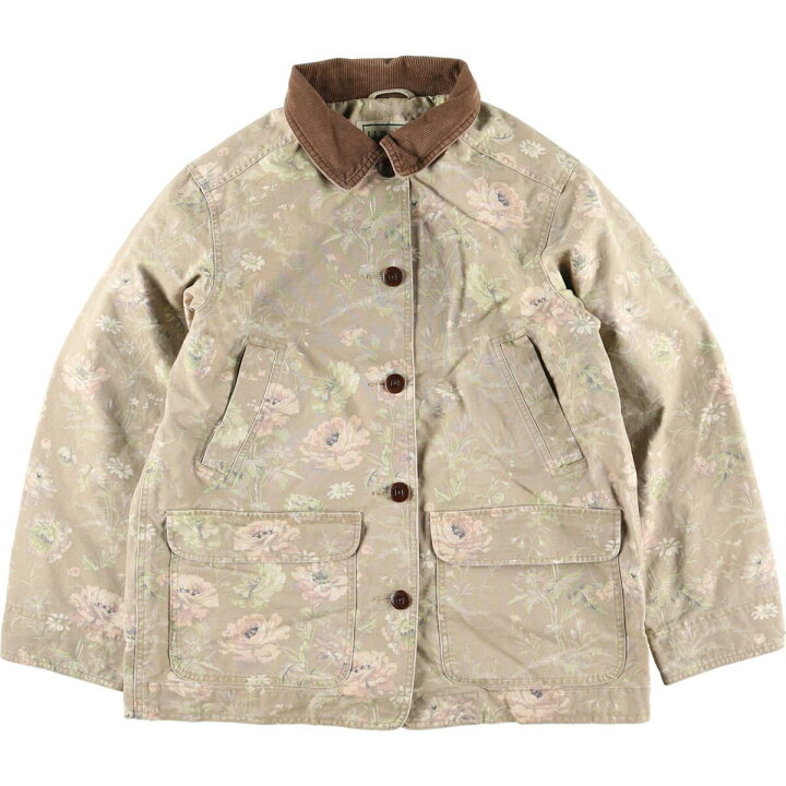 楽天市場】古着 エルエルビーン L.L.Bean 花柄 カバーオール 