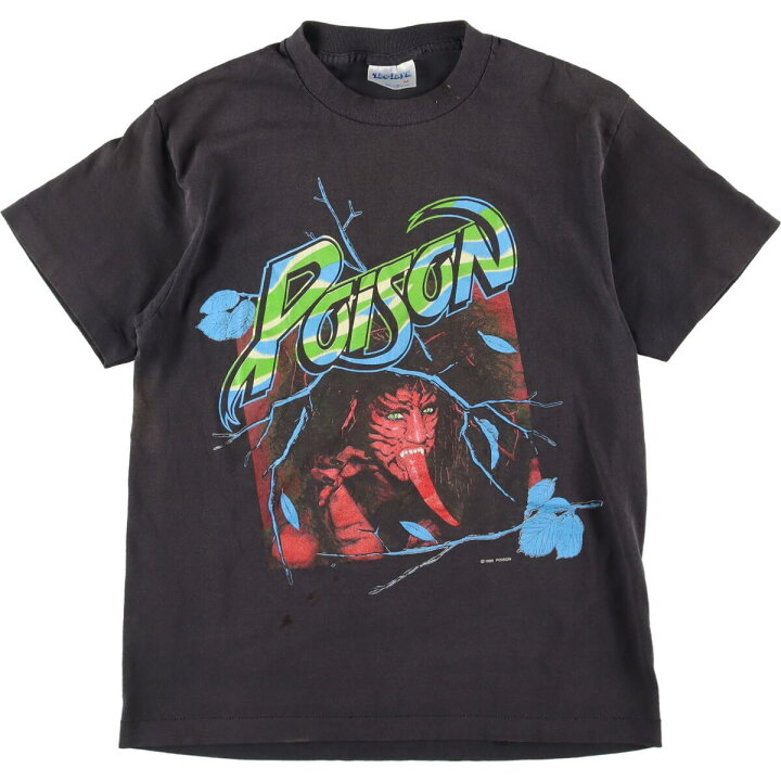楽天市場】古着 80年代 Tee Jays POISON ポイズン アルバム OPEN UP 