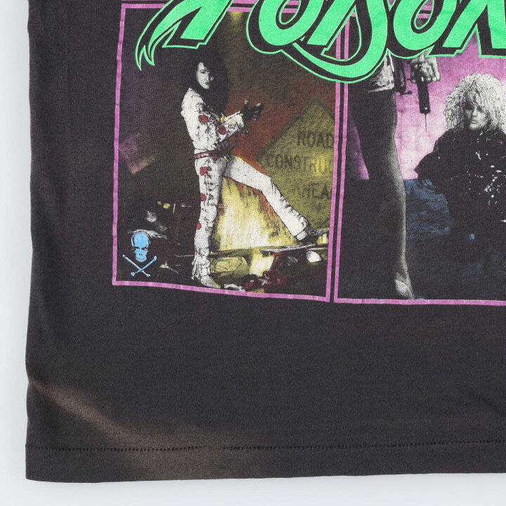 楽天市場】古着 80年代 Tee Jays POISON ポイズン アルバム OPEN UP 