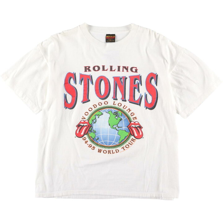 楽天市場】古着 90年代 BROCKUM THE ROLLING STONES ザ ローリング 