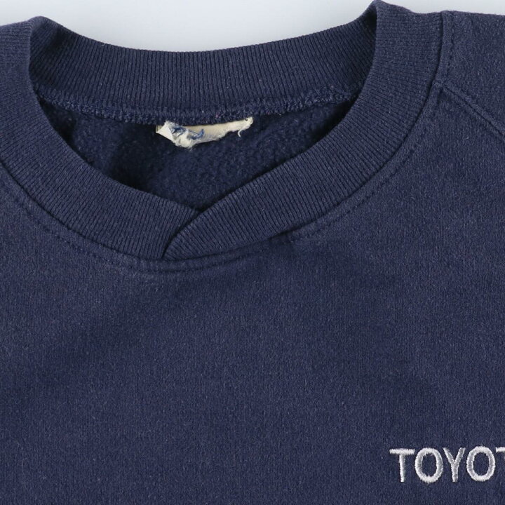 楽天市場】古着 TOYOTA トヨタ ロゴスウェット トレーナー メンズS 