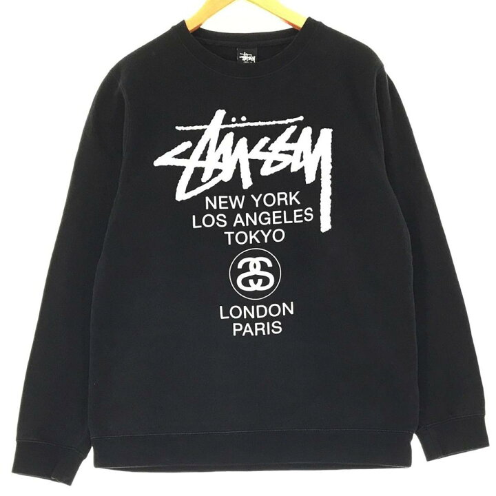 楽天市場】古着 ステューシー STUSSY 両面プリント プリントスウェット 