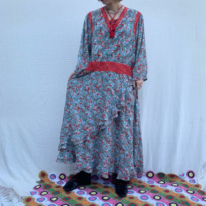 楽天市場】古着 80年代 ダイアンフレイス Diane Freis 総柄 七分袖  