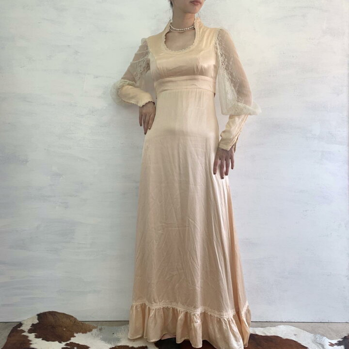 楽天市場】古着 70年代 ガンネサックス GUNNE SAX Jessica レース切替  