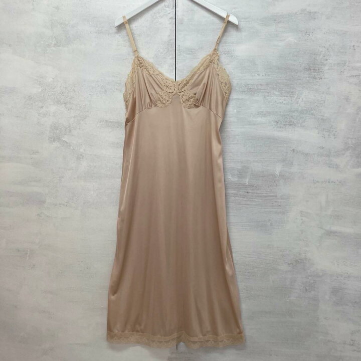 楽天市場】古着 70年代~ UNKNOWN ランジェリー キャミソールワンピース  