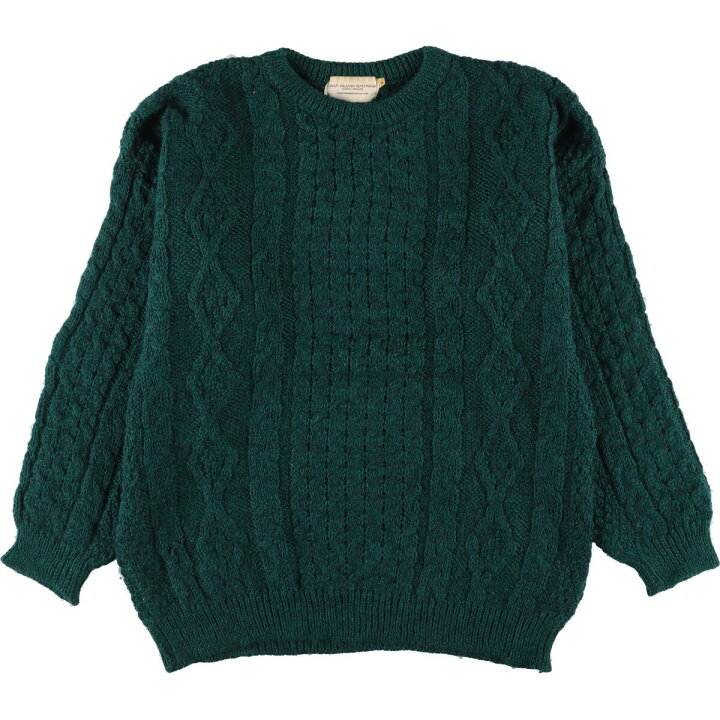 楽天市場】古着 ARAN ISLANDS KNITWEAR フィッシャーマン アランニット 