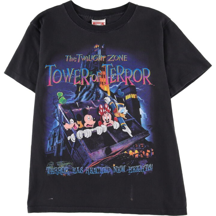 楽天市場】古着 90年代 MICKEY INC The Twilight zone tower of terror  