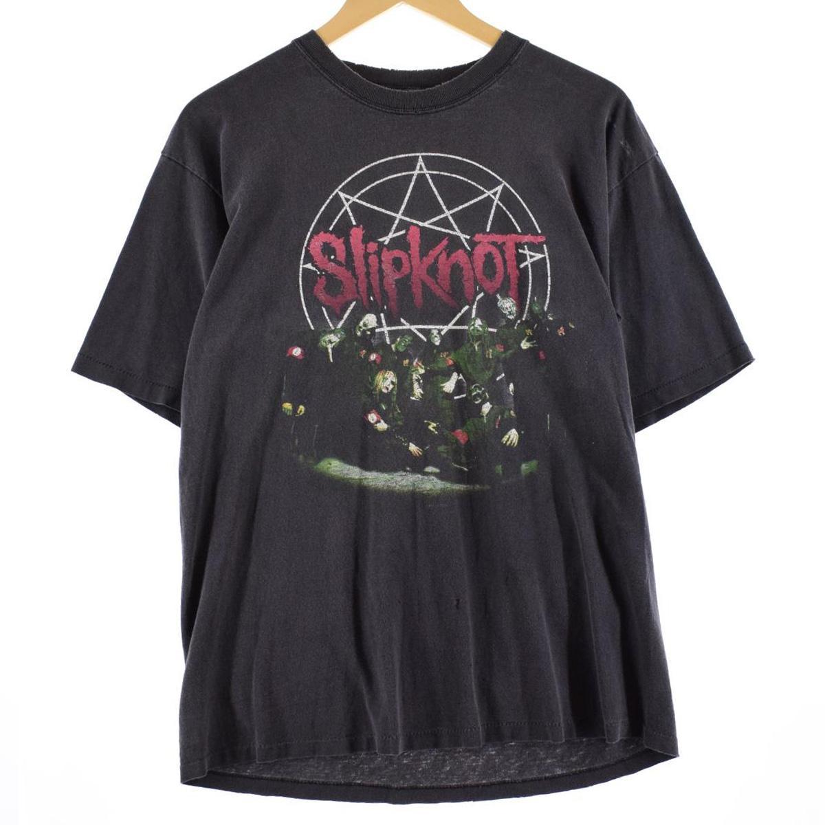 楽天市場】古着 90年代 SLIPKNOT スリップノット バンドTシャツ バンT