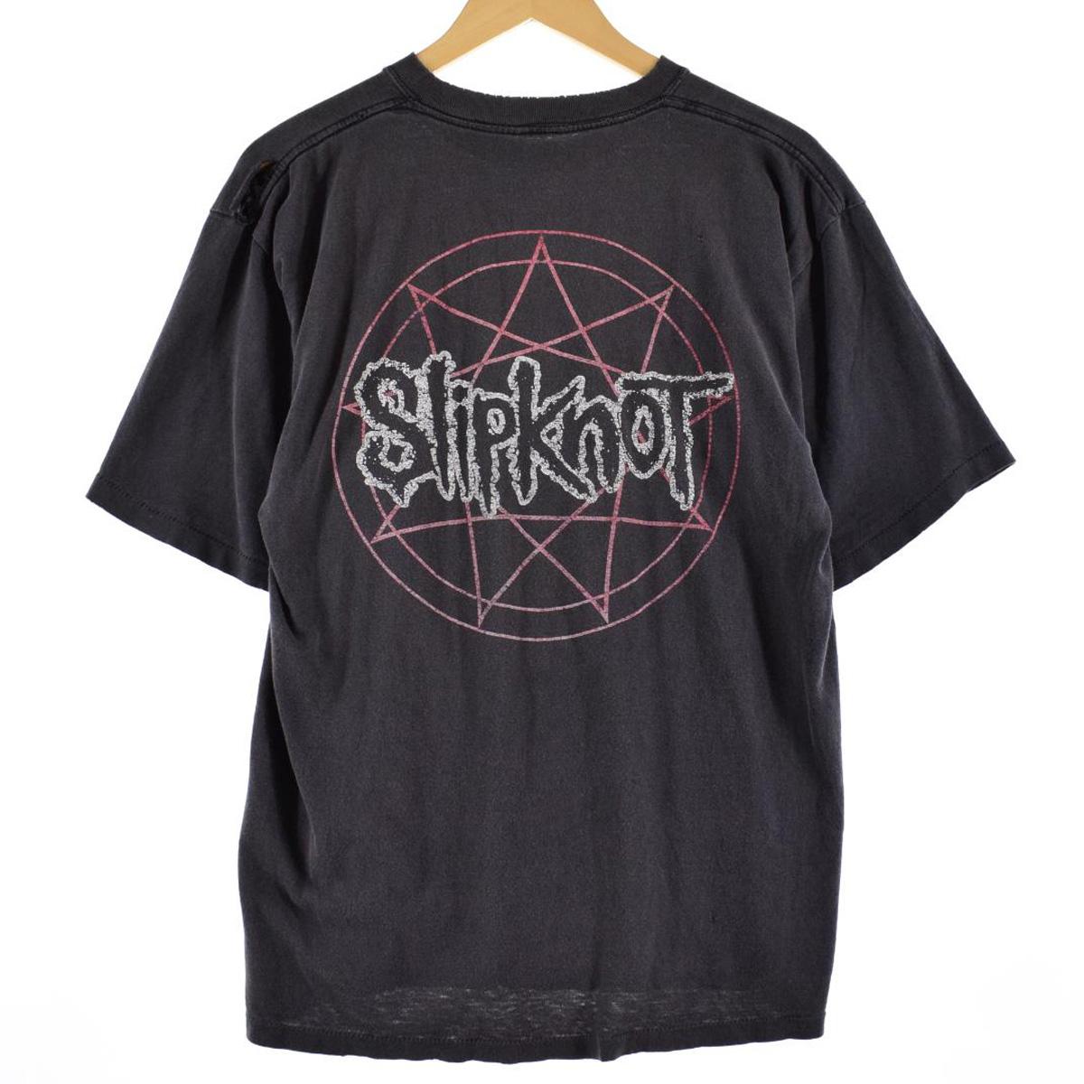 楽天市場】古着 90年代 SLIPKNOT スリップノット バンドTシャツ バンT