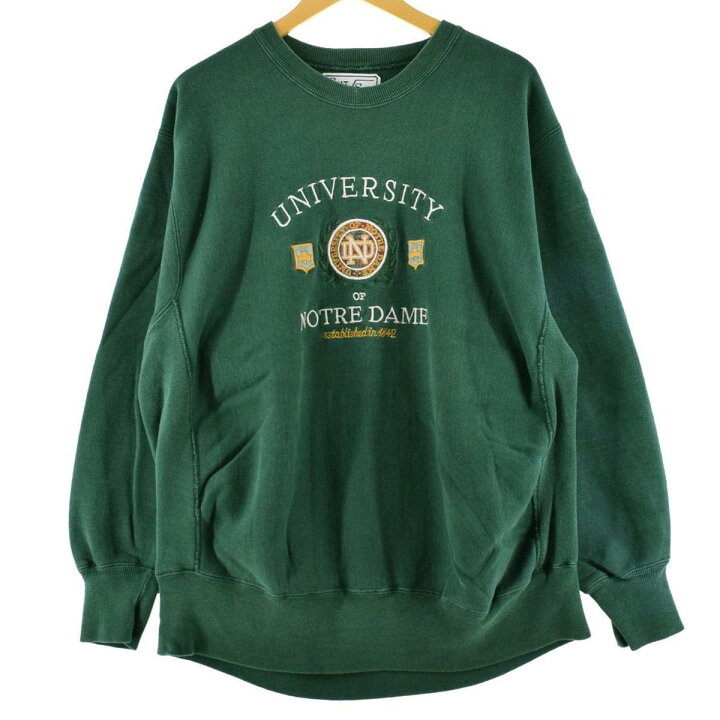 楽天市場】古着 GALT SAND NOTRE DAME ノートルダム大学 カレッジ 