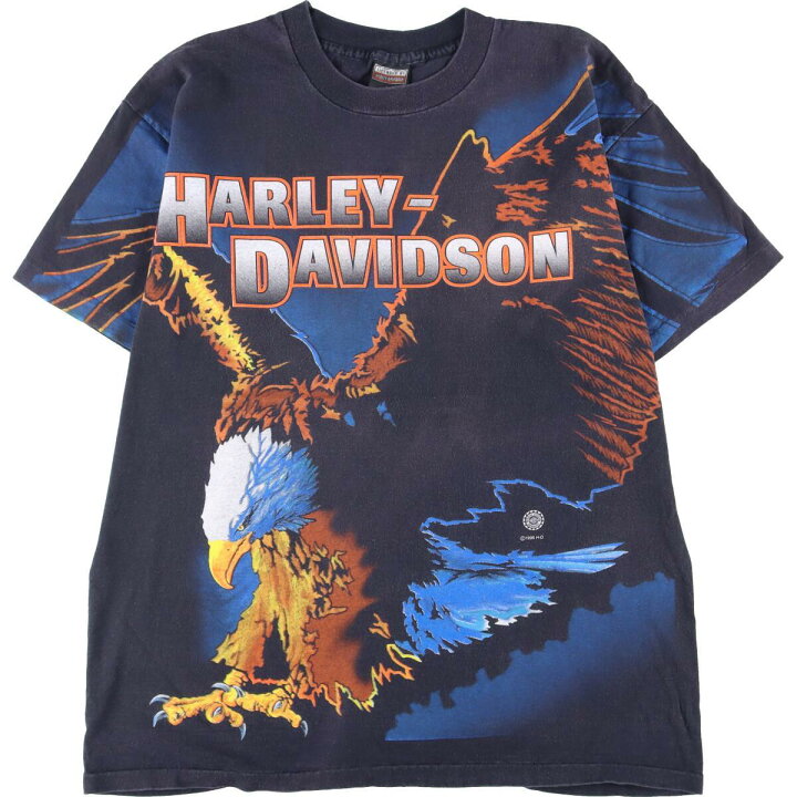楽天市場】古着 90年代 ハーレーダビッドソン Harley-Davidson 鷲柄 