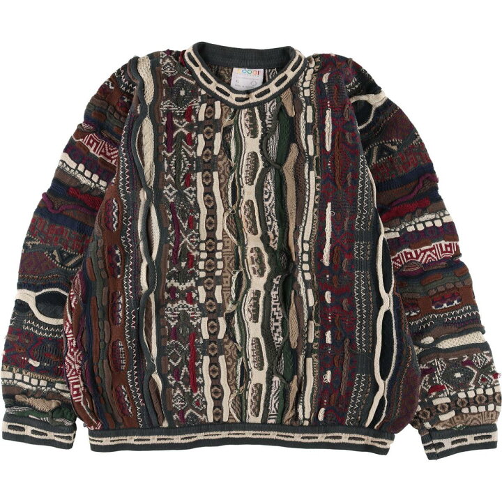 楽天市場】古着 90年代 クージー COOGI 総柄 コットンニットセーター  
