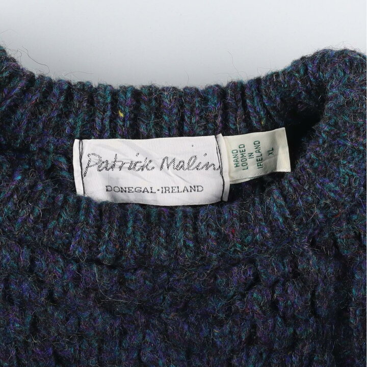 楽天市場】古着 Patrick Malin フィッシャーマン アランニットセーター