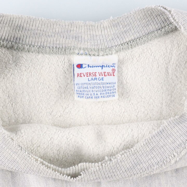 楽天市場】古着 90年代 チャンピオン Champion リバースウィーブ 刺繍 