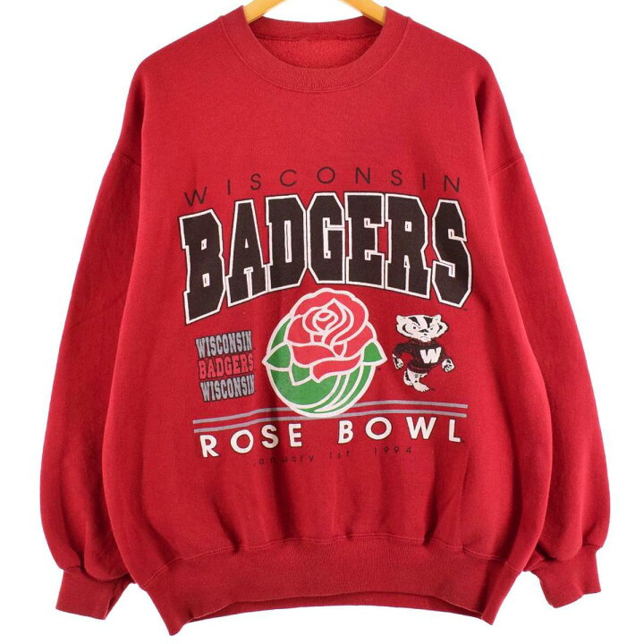 楽天市場】古着 ROSE BOWL ローズボール カレッジスウェットシャツ 