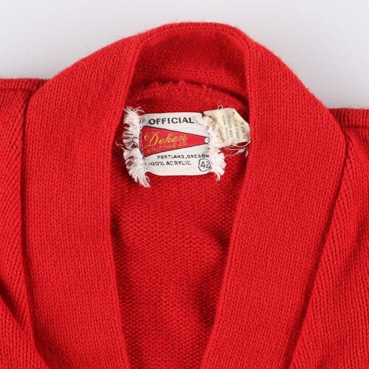 楽天市場】＼30％OFF／古着 70年代 Dehen アクリルレタードニット  