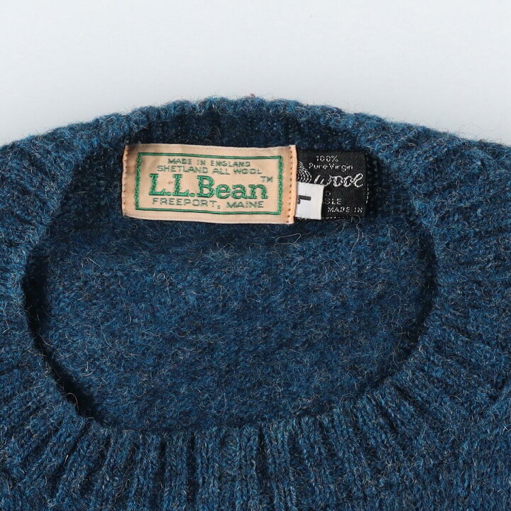 楽天市場】古着 80年代 エルエルビーン L.L.Bean ウールニットセーター 
