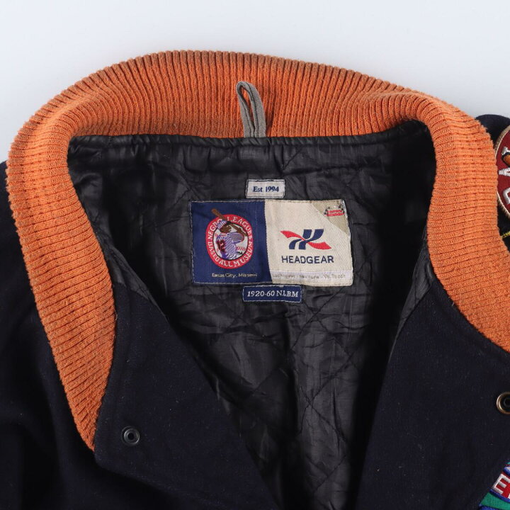 楽天市場】古着 HEADGEAR N.L.B.M ニグロリーグ ワッペンカスタム 