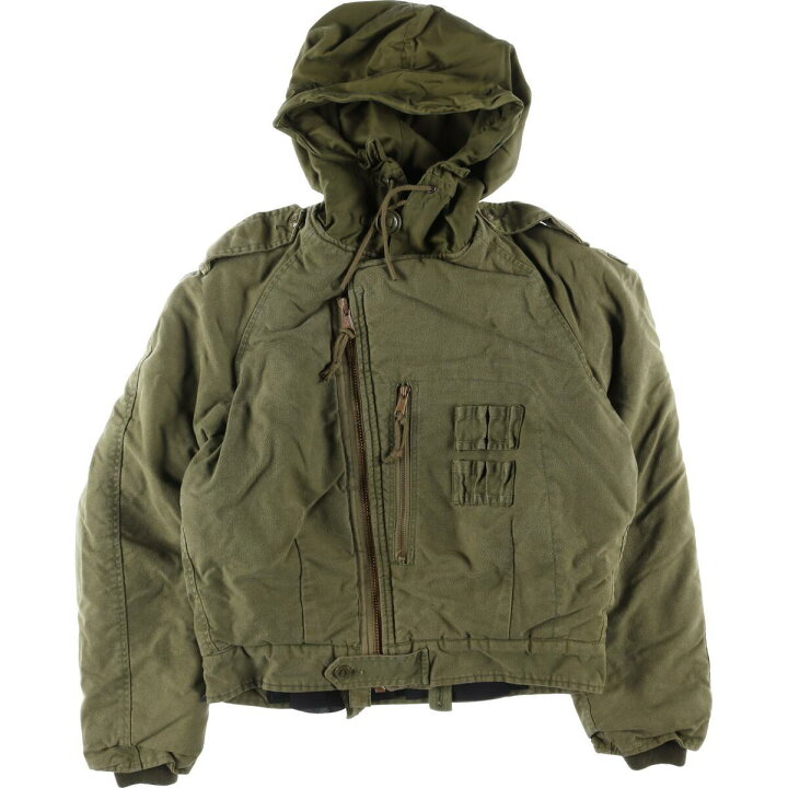 楽天市場】古着 80年代 カナダ軍実品 フード付き ミリタリー 