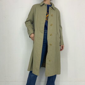 ＼50%OFF／古着 バーバリー Burberry's ステンカラーコート バルマカーンコート レディースM /eaa293135 【中古】 【221125】【エルル】 【SS2406】