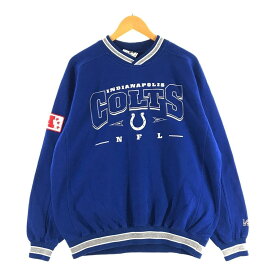 古着 リー Lee SPORT NFL INDIANAPOLIS COLTS インディアナポリスコルツ スウェットシャツ トレーナー メンズL /eaa296108 【中古】 【230122】 【SS2309】