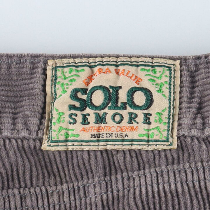 楽天市場】古着 SOLO SEMORE コーデュロイパンツ USA製 メンズw35 