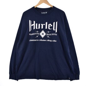 古着 Hurley ロングTシャツ ロンT メンズXXL /eaa308685 【中古】 【230403】
