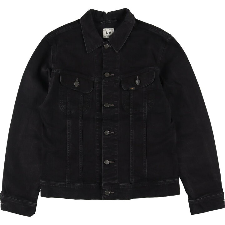 楽天市場】古着 リー Lee ブラック デニムジャケット Gジャン メンズM 