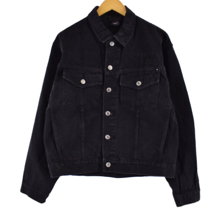 楽天市場】古着 SAUGATUCK ブラック デニムジャケット Gジャン メンズM