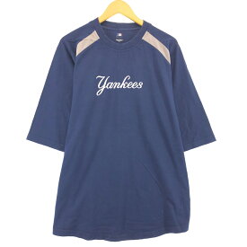 古着 MLB NEW YORK YANKEES ニューヨークヤンキース スポーツTシャツ メンズXL /eaa313953 【中古】 【240426】