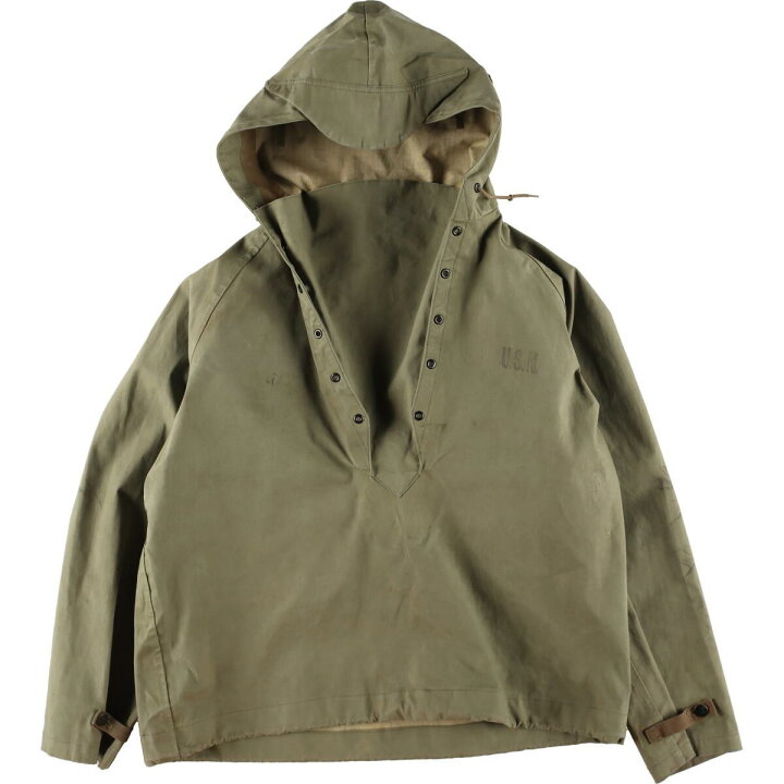 楽天市場】古着 40年代 米軍実品 U.S.NAVY 前期型 N-2 レインパーカー  
