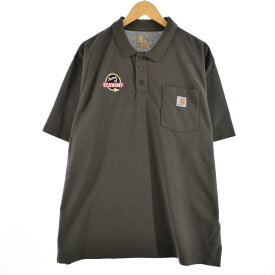 古着 カーハート Carhartt ORIGINAL FIT 半袖 ポロシャツ メンズXL /eaa321237 【中古】 【230318】