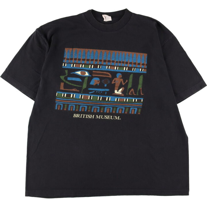 楽天市場】古着 90年代 supa tees BRITISH MUSEUM 大英博物館 アートT 