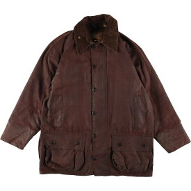 古着 90'S バブアー Barbour BEAUFORT ビューフォート 旧3ワラント オイルド ハンティングジャケット 英国製 C40 メンズM /eaa324019 【中古】 【230331】 【SS2403】