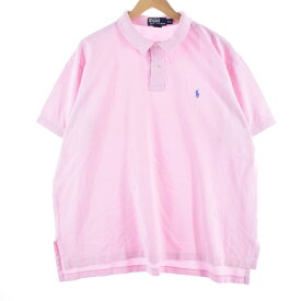 ＼50%OFF／古着 ラルフローレン Ralph Lauren POLO by Ralph Lauren 半袖 ポロシャツ メンズXXL /eaa324391 【中古】 【230405】 【SS2406】