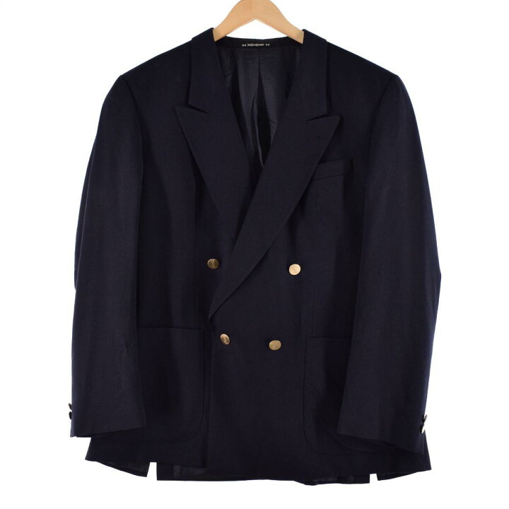 楽天市場】古着 イヴサンローラン Yves Saint Laurent 紺ブレザー 